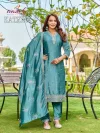 Katrina By Aanchi Crystal Silk Kurti With Bottom Dupatta 